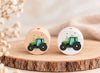 Milchzahndose Traktor Holz mit Motivscheibe | DIY & Kreativbedarf 6 x 4cm Zahndose - CreativMade