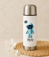 Thermoskanne personalisiert mit Namen Astronaut Rakete Edelstahl Isolierflasche Thermoflasche Geschenkidee - CreativMade 