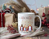 Tasse Personalisierte Weihnachtstasse Familie & Freunde – Keramik mit Namen Weihnachtsgeschenk - CreativMade 