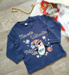 Mein erstes Weihnachten Outfit Pinguin Junge Weihnachtsshirt Baby Kinder Langarm - CreativMade 