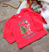 Mein erstes Weihnachten Outfit Reh Mädchen Weihnachtsshirt Baby Kinder Langarm - CreativMade 