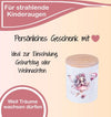 Kinder Spardose mit Name Fee – Personalisierte Spardose für Kinder Keramik mit Bambusdeckel für Mädchen | CreativMade .