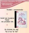 Personalisierte Zeugnismappe mit Namen Einhorn– Mappe für Schulzeugnisse A4 | Geschenk zur Einschulung Mädchen - CreativMade