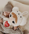 Personalisierbarer Eisbär – 50 cm Kuscheltier Plüschtier mit Namen Geschenk für Babys & Kinde - CreativMade 