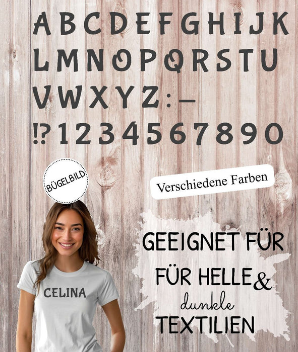 Bügelbilder Sprüche & Schriften – DIY Aufbügelmotive zum Personalisieren für Kinder & Erwachsene - CreativMade