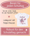 Einschulungsshirt Mädchen mit Name – Schulkind Fee personalisiert | CreativMade .