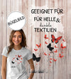 Bügelbild Schmetterling Erwachsene Aufbügelmotiv Textilaufbügler für Kleidung & Stoffe DIY Transferbild & Geschenkidee Damen - CreativMade