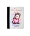 Personalisierte Zeugnismappe mit Namen Einhorn Mädchen – Mappe für Schulzeugnisse A4 | Geschenk zur Einschulung Jungen Mädchen - CreativMade 