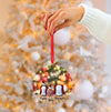 Personalisierter Weihnachtsbaumanhänger mit Namen & Figuren – individueller Christbaumschmuck für Familie, Paare & Freunde. Perfektes Weihnachtsgeschenk. - CreativMade