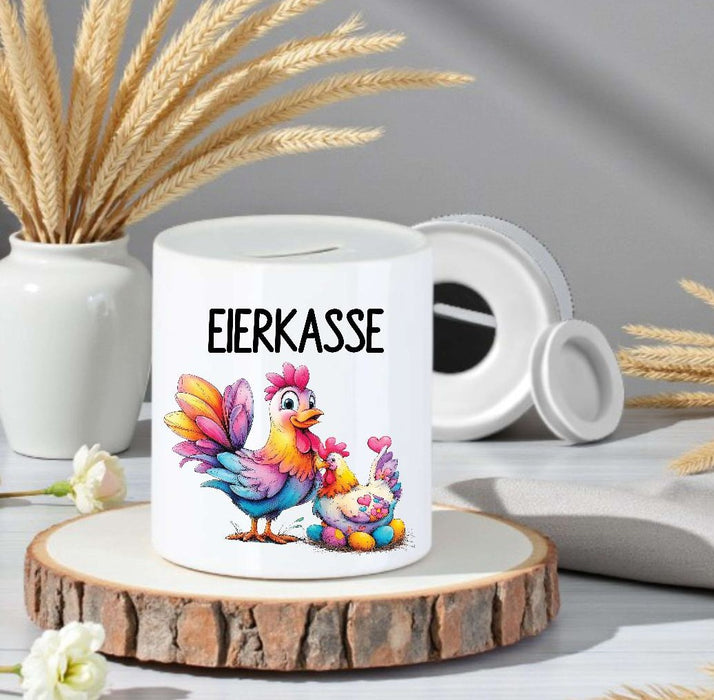 Eierkasse aus Keramik – Kasse für Eierverkauf & Selbstbedienung - CreativMade
