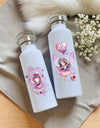Personalisierte Kinder Trinkflasche mit Namen Fee – Edelstahl Thermosflasche auslaufsicher für Kindergarten & Schule - CreativMade