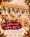 Personalisierter Adventskalender aus Holz mit Namen Pferd für Mädchen– zum Befüllen mit oder ohne Säckchen | CreativMade .