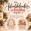 Personalisierter Adventskalender aus Holz mit Namen Pferd für Mädchen– zum Befüllen mit oder ohne Säckchen | CreativMade .