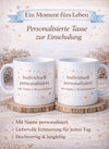 Einschulungstasse Reh mit Name Personalisierte Schulkind Tasse Mädchen - CreativMade
