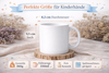 Einschulungstasse Reh mit Name Personalisierte Schulkind Tasse Mädchen - CreativMade