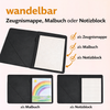 Personalisierte Zeugnismappe mit Namen Planeten – Mappe für Schulzeugnisse A4 | Geschenk zur Einschulung Jungen - CreativMade