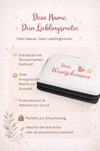 Personalisiertes Federmäppchen mit Name Pferd Mädchen Geschenk Einschulung Federmappe Federpenal - CreativMade