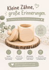 Milchzahndose Teddybär Jungen personalisierte Zahndose mit Namen - CreativMade