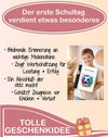Personalisierte Zeugnismappe mit Namen Fußball – Mappe für Schulzeugnisse A4 | Geschenk zur Einschulung Jungen - CreativMade 