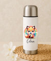 Personalisierte Thermoskanne Fuchs aus Edelstahl für Kinder mit Namen, für Schule &  Kindergarten - CreativMade 