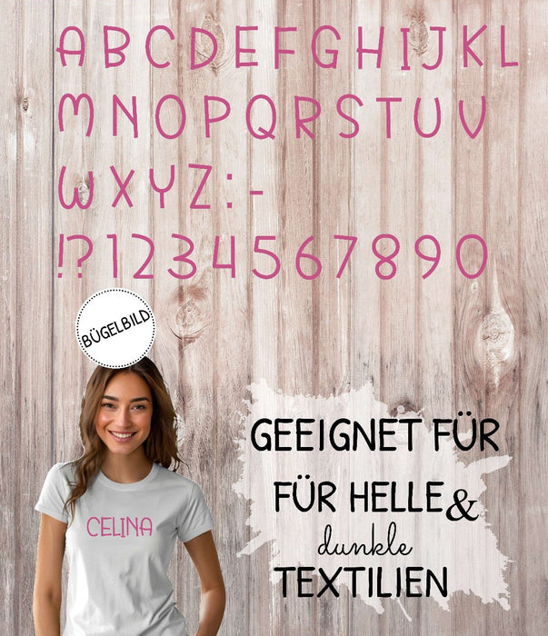 Bügelbilder Sprüche & Schriften – DIY Aufbügelmotive zum Personalisieren für Kinder & Erwachsene - CreativMade