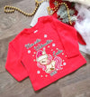 Mein erstes Weihnachten Outfit Einhorn Weihnachtsshirt Baby Kinder Langarm - CreativMade 