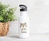 Brotdose & Trinkflasche personalisiert - Fuchs - Kinder Set mit Namen Edelstahl Trinkflasche - CreativMade 