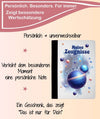 Personalisierte Zeugnismappe mit Namen Planeten – Mappe für Schulzeugnisse A4 | Geschenk zur Einschulung Jungen - CreativMade 