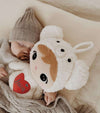 Personalisierbarer Eisbär – 50 cm Kuscheltier Plüschtier mit Namen Geschenk für Babys & Kinde - CreativMade 