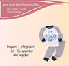 Kinder Schlafanzug mit Namen Roboter – Personalisierter Pyjama für Jungen - CreativMade