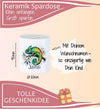 Personalisierte Kinderspardose mit Namen Chamäleon – Keramik Spardose zur Einschulung, Geburt oder Taufe - CreativMade