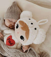 Personalisierbarer Eisbär – 50 cm Kuscheltier Plüschtier mit Namen Geschenk für Babys & Kinde - CreativMade 