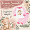Kinder Schlafanzug mit Namen Pferd – Personalisierter Pyjama für Babys Mädchen | CreativMade .
