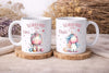Schulkind Tasse personalisiert Einhorn Mädchen Einschulungstasse mit Name - CreativMade