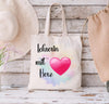 Personalisierte Tragetasche Lehrerin mit Herz Einkaufstasche Beutel Geschenkidee - CreativMade 