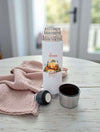 Thermoskanne personalisiert mit Namen Camping Edelstahl Isolierflasche Thermoflasche Erwachsene Geschenkidee - CreativMade 