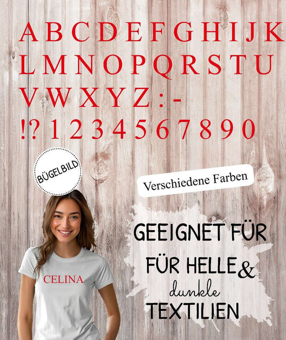 Bügelbilder Sprüche & Schriften – DIY Aufbügelmotive zum Personalisieren für Kinder & Erwachsene - CreativMade