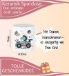 Personalisierte Kinderspardose mit Namen Auto – Keramik Spardose zur Einschulung, Geburt oder Taufe - CreativMade