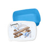 Brotdose & Trinkflasche personalisiert Flugzeug - Kinder Set mit Namen Edelstahl Trinkflasche - CreativMade 