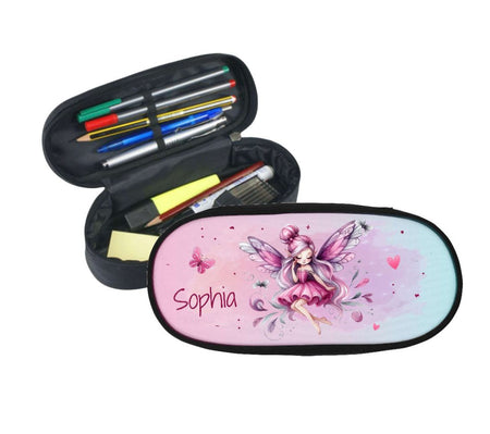 Federmäppchen Kinder mit Namen Fee – personalisiertes Stifteetui/Stiftebox Schule Geschenk Einschulung - CreativMade