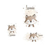 Kindergarten Set personalisiert Fuchs – Rucksack, Trinkflasche & Brotdose mit Namen Kitakind - CreativMade 