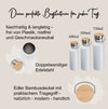 Personalisierte Thermosflasche Edelstahl – Trinkflasche mit Bambusdeckel, doppelwandig & auslaufsicher für Büro, Sport & Reisen - CreativMade