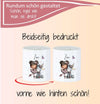 Personalisierte Kinderspardose mit Namen Einhorn – Keramik Spardose zur Einschulung, Geburt oder Taufe - CreativMade 