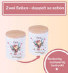 Kinder Spardose mit Name Fee – Personalisierte Spardose für Kinder Keramik mit Bambusdeckel für Mädchen | CreativMade .