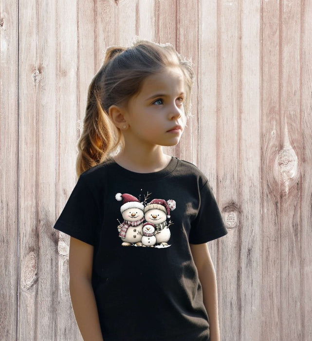 Bügelbilder für Kinder Schneemann  – Weihnachtsmotive, Wintermotive & Herbstmotive zum Aufbügeln – DIY Textilaufbügler für Kleidung & Geschenke - CreativMade 