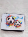 Federmäppchen mit Name Fußball Jungen personalisiert Geschenk Einschulung Federmappe Federpenal - CreativMade