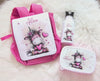Kindergarten Set personalisiert Einhorn – Rucksack, Trinkflasche & Brotdose mit Namen Kitakind - CreativMade