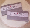 Individuelles Handtuch zur Hochzeit personalisiert mit Namen & Datum personalisierbar – das perfekte Hochzeitsgeschenk für Braut & Bräutigam - CreativMade