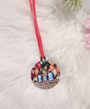 Personalisierter Weihnachtsbaumanhänger mit Namen & Figuren – individueller Christbaumschmuck für Familie, Paare & Freunde. Perfektes Weihnachtsgeschenk. - CreativMade