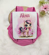 Kinderrucksack Pferd personalisiert mit Name Einhorn Kindergarten Mädchen Kindergartentasche Kita - CreativMade